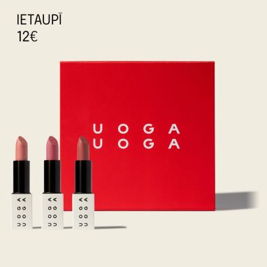 Lūpu krāsu komplekts TRIO + box | Lūpām | Natūrali kosmetika | Uoga Uoga